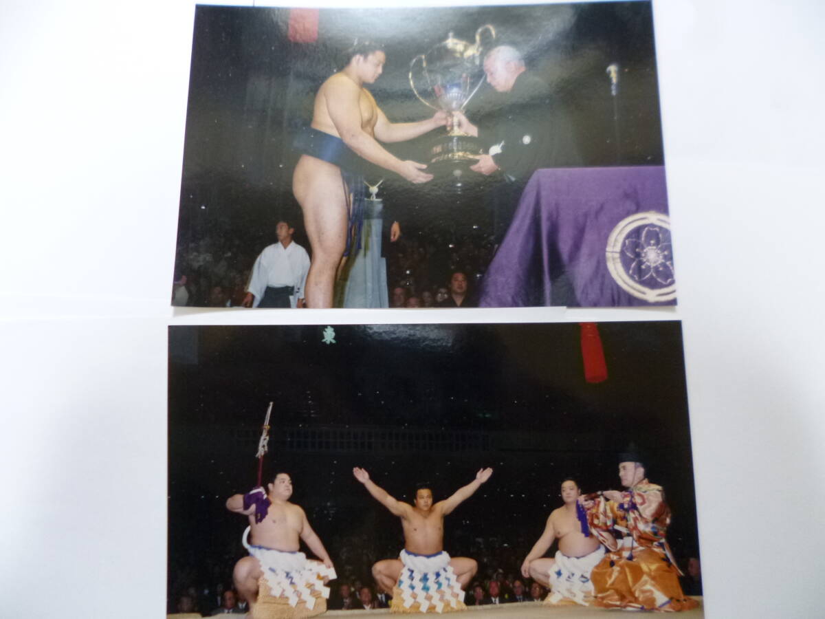 懐かしの大相撲生写真４種・若貴・曙・千代の富士_画像2