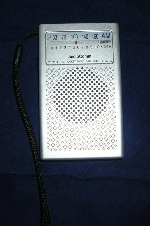 オーム電機★ＡＭラジオ★保管品★RAD-P326S-Sの画像1