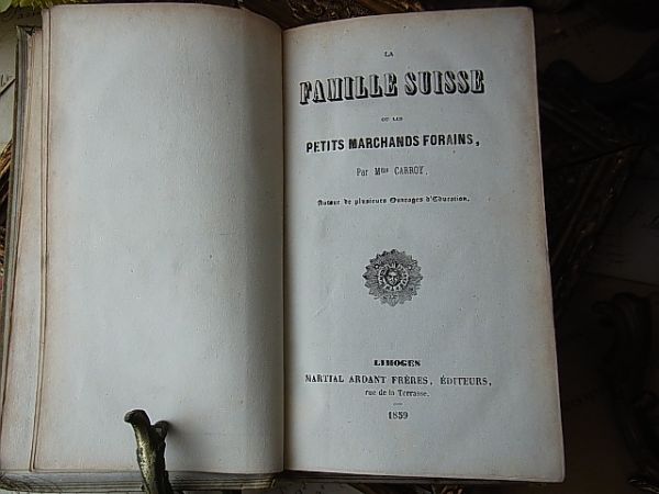 （仏）アンティーク　1859年　装丁が素敵なディスプレイブック