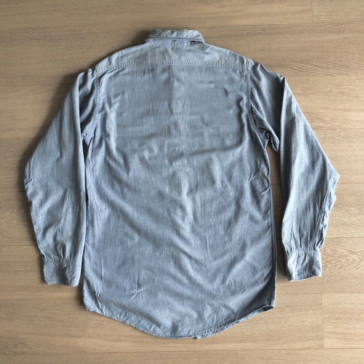 希少　60年代　JCペニー　シャンブレーシャツ　Sサイズ　レア三角タグ　アメリカ製　送料無料