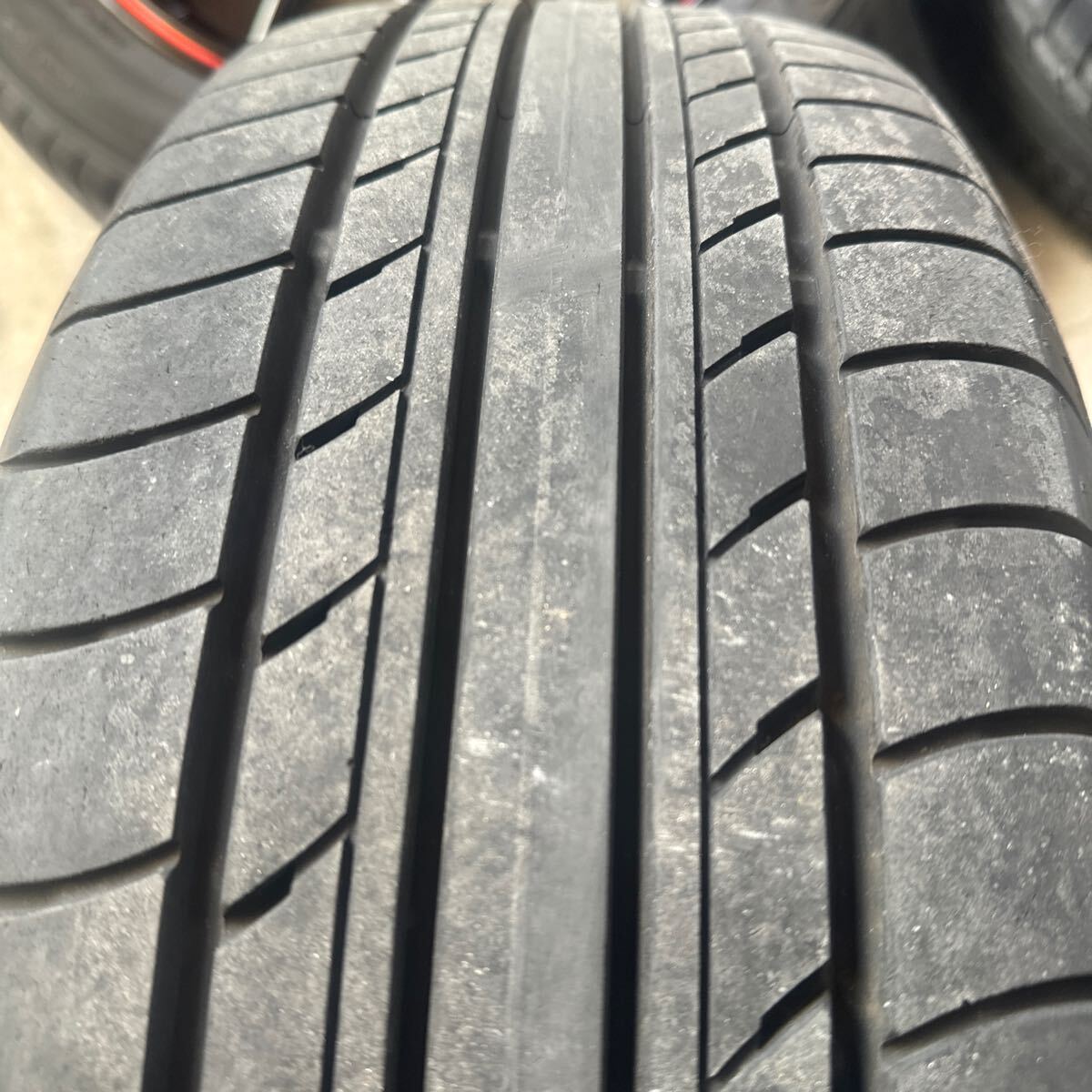 溝あり良品weds NOVARIS 17-7J 5H/114.3 ET47 ヨコハマ bluearth e70 205/55R17 2021年製中古4本セット ノアヴォクシーステップWなどにの画像7