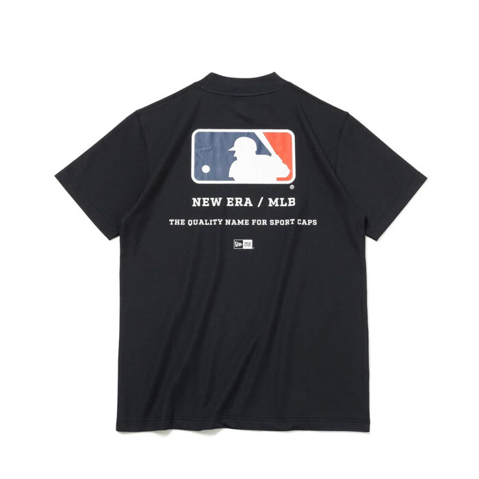 【定価8,250円】ニューエラ ゴルフ Tシャツ (14109059-ネイビー L) MLB アトランタ・ブレーブス 新品値札付 2024新作【NEW ERA正規品】 _画像3