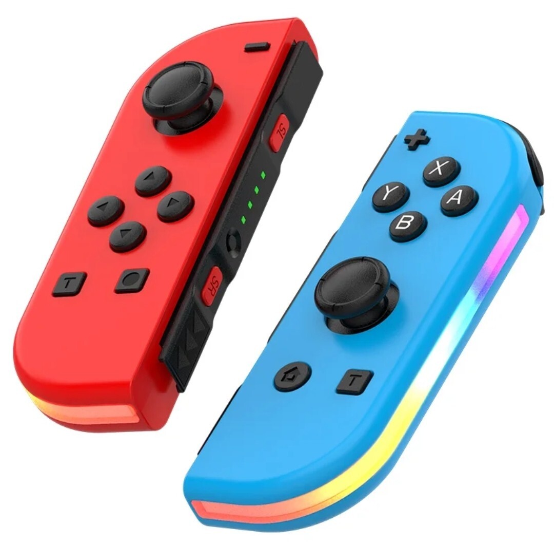 【新品未使用】ジョイコン 互換性 Joy-Con (L)/(R) 連射/ライト搭載_画像1