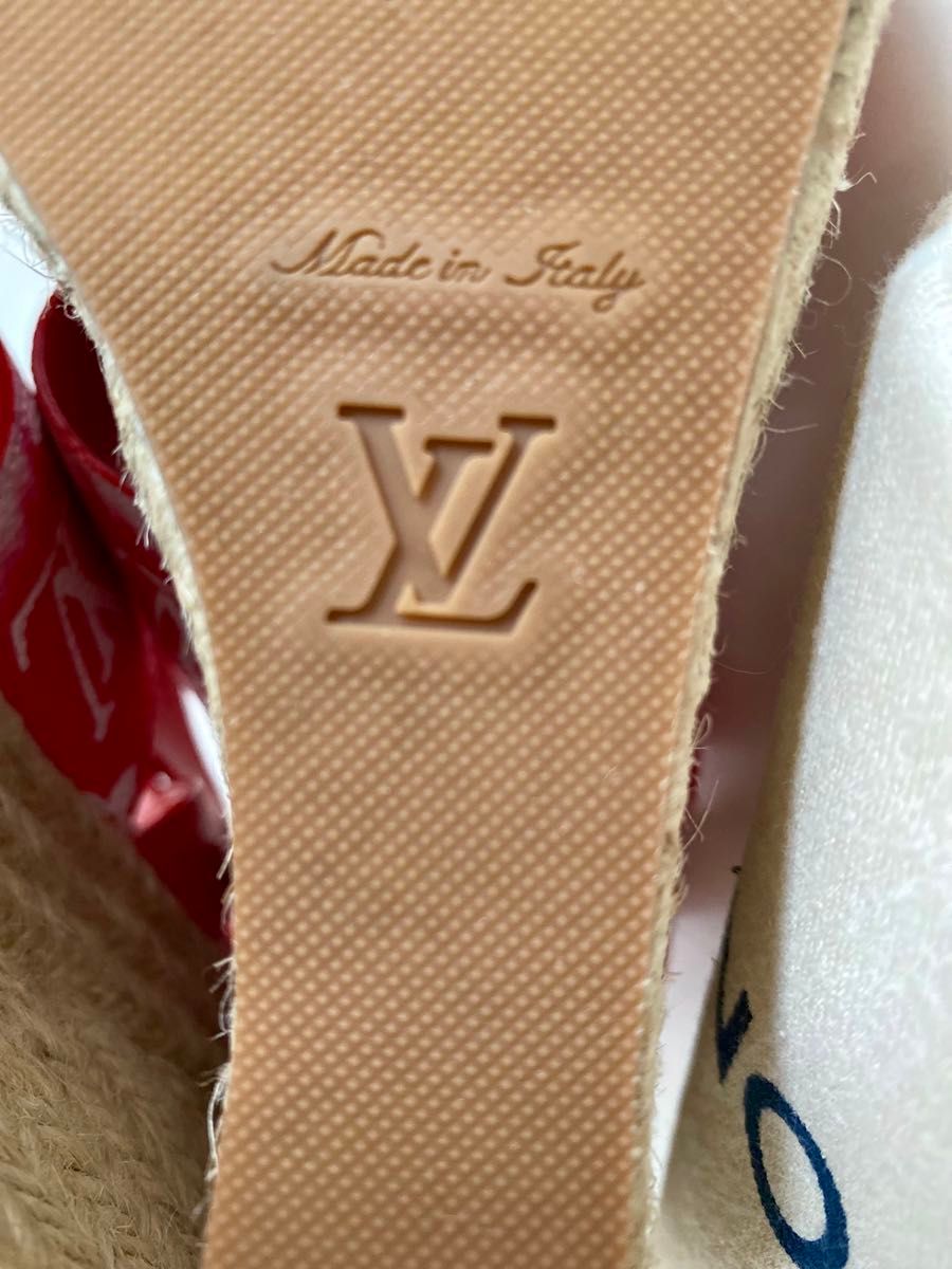美品 LOUIS VUITTON スターボードライン モノグラム サンダル 37.5 24cm 保存袋 ケース付属 ルイヴィトン