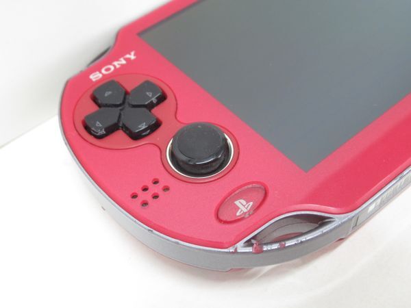 1F-P9 ソニー PS VITA PCH-1100 レッド 初期化済み_画像2