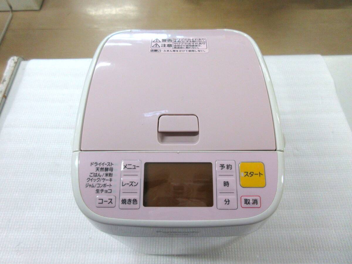 Panasonic パナソニック ホームベーカリー SD-BH105-P ピンク 1斤タイプ 簡単な確認済み 13年製 中古現状の画像4