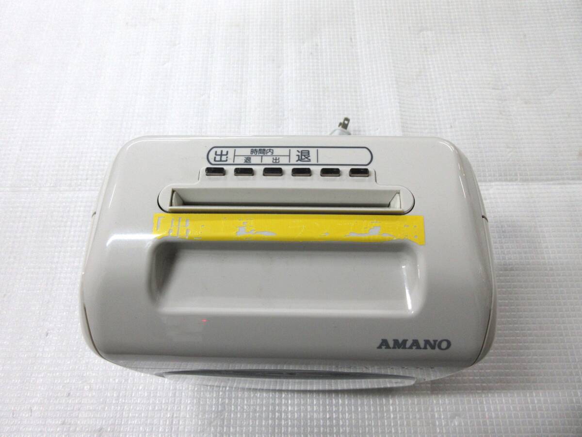 AMANOamano электронный регистратор времени BX2000 рабочее состояние подтверждено печать знак OK корпус только б/у текущее состояние 