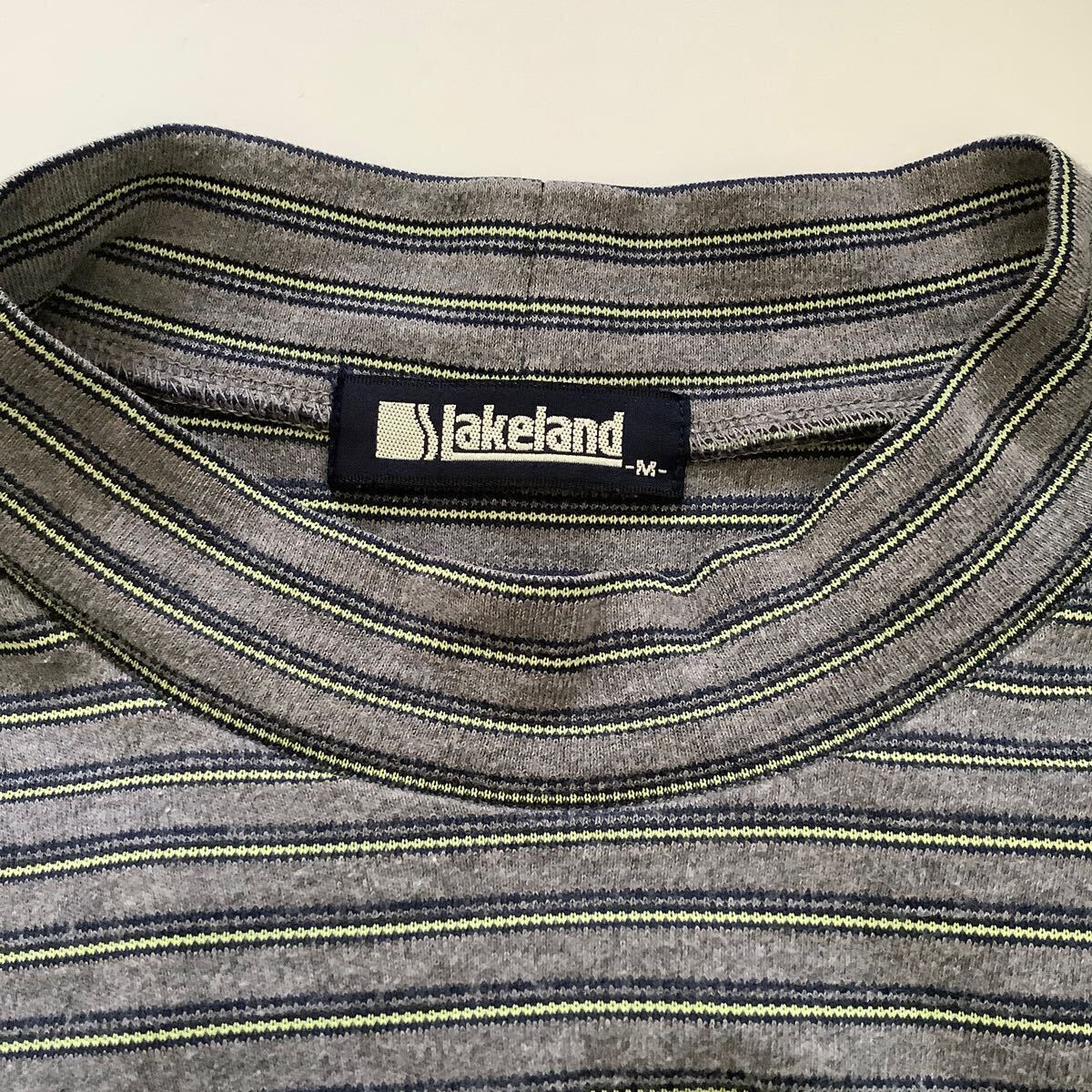 長袖 クルーネック 長袖Tシャツ オンワードレイクランド　LAKELANDハイネック M_画像4