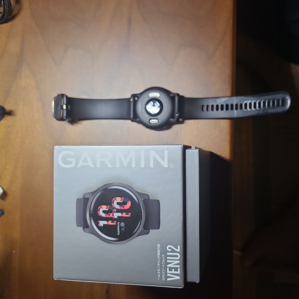 GARMIN VENU2 ガーミン 本体、箱あり Venu 2 Black/Slate 010-02430-61_画像7