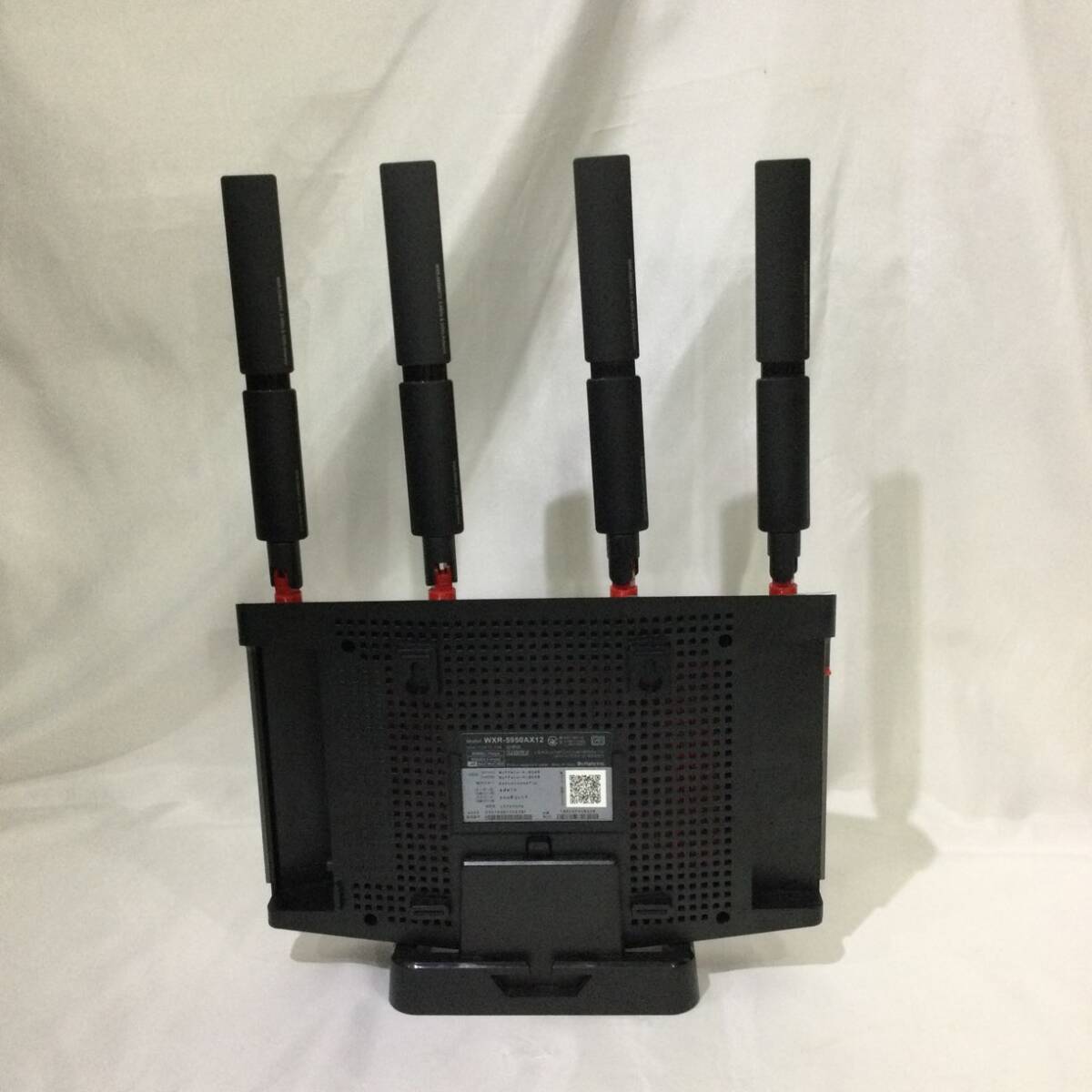 【BUFFALO バッファロー】★『Wi-Fi 6 無線LAN ルーター WXR-5950AX12』 AirStation チタニウムグレー★　　　　　　　　　　　　 機器A788