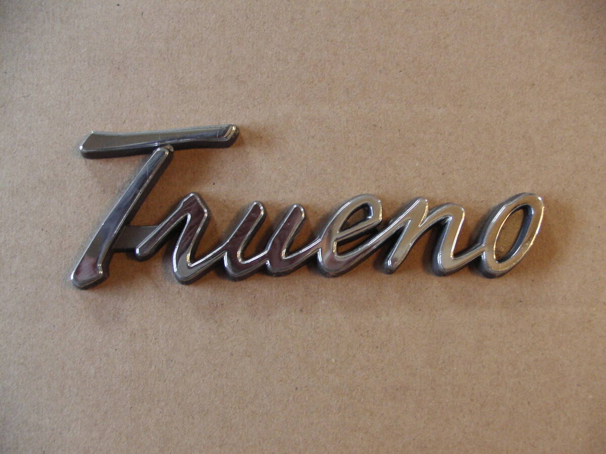 【旧車】TE27トレノ トランクエンブレム（金属製） 純正部品の画像1