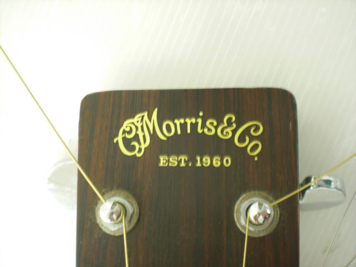 静/Morris/モーリス/アコースティックギター/TF-60D/EST.1960/音楽/ミュージック/演奏/割れあり★S-5286★の画像3