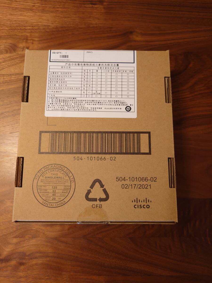 【未開封】シスコ (Cisco) ヘッドセット CP-HS-W-521-USB 521 片耳タイプ 雑音低減 エルゴノミクス 有線 オンライン会議 コールセンター_画像3