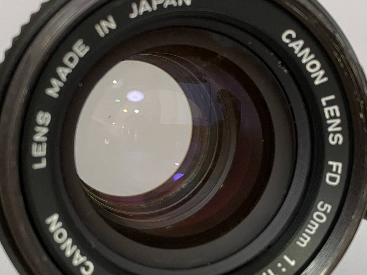 ★☆キャノン Canon FD 50mm F1.4 S.S.C ジャンク品☆★の画像6