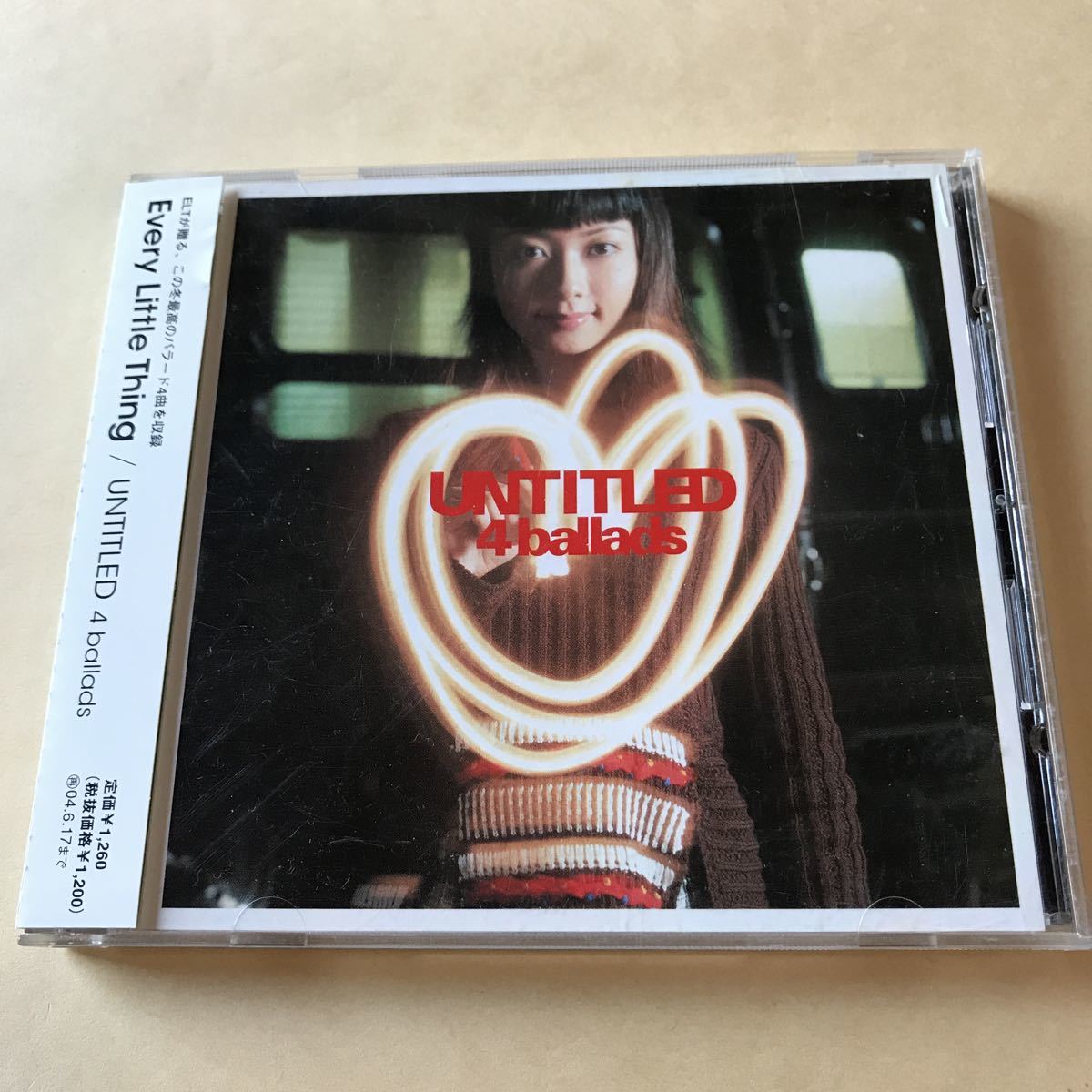 Every Little Thing 1MaxiCD「UNTITLED 4 ballads」