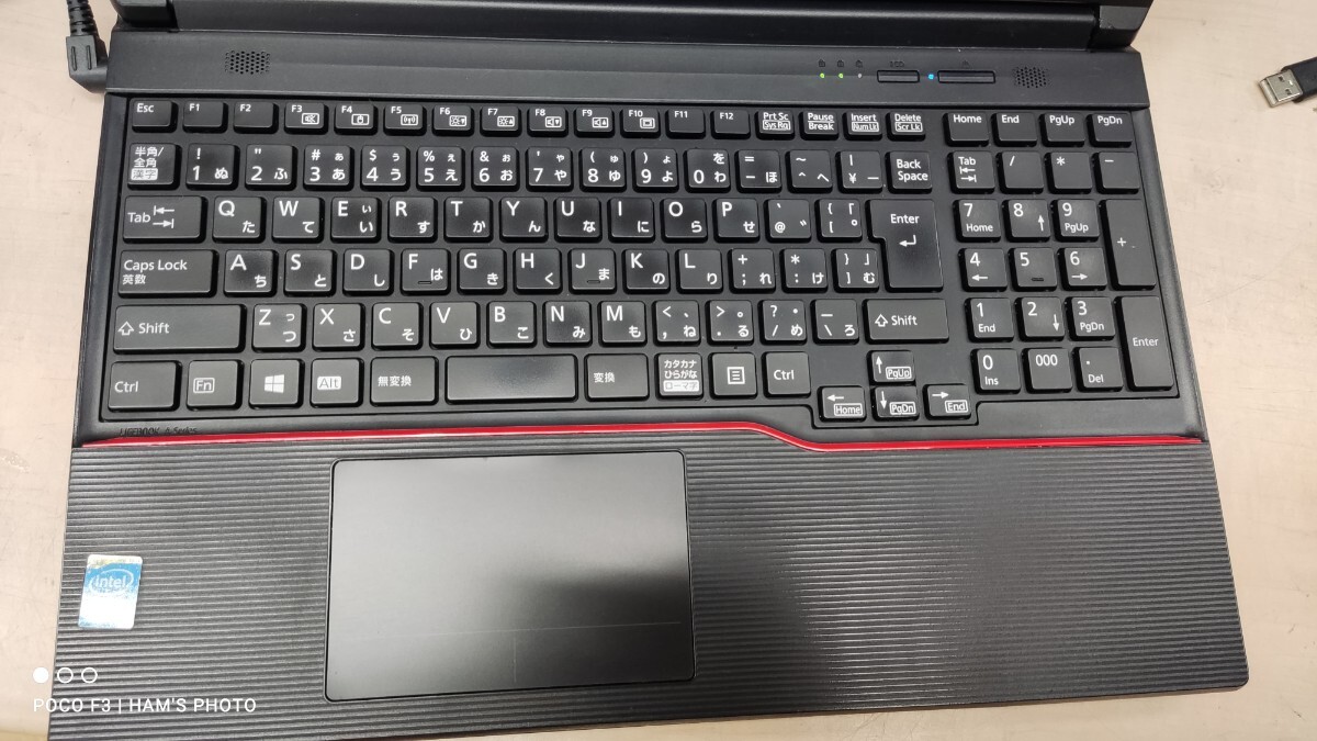  Fujitsu lifebook a574/hx beautiful goods storage none,AC adaptor none operation verification ending.