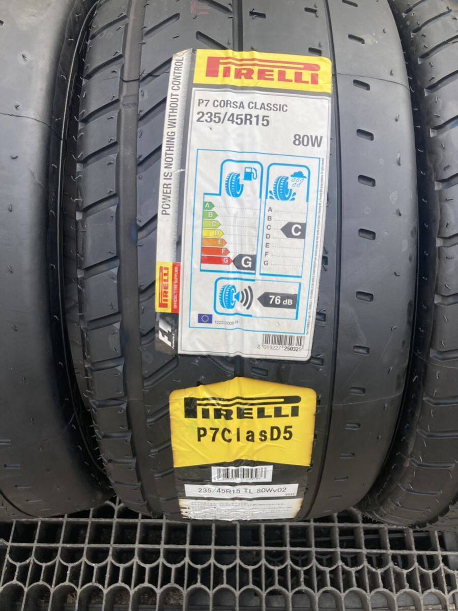 PIRELLI P7 CORSA CLASSIC 235/595/R15 235/45/R15 4本 2015年製造の画像5