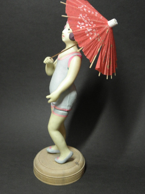 59 戦前 セルロイド製 モダンガール 水着 人形 / 昭和初期 アールデコ 美人 珍品の画像5