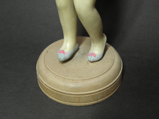 59 戦前 セルロイド製 モダンガール 水着 人形 / 昭和初期 アールデコ 美人 珍品の画像4