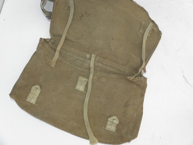 17 軍隊 バッグ / 戦前 日本軍 軍装 軍服 鞄 ミリタリー ビンテージ 古着 陸軍 海軍 _画像6