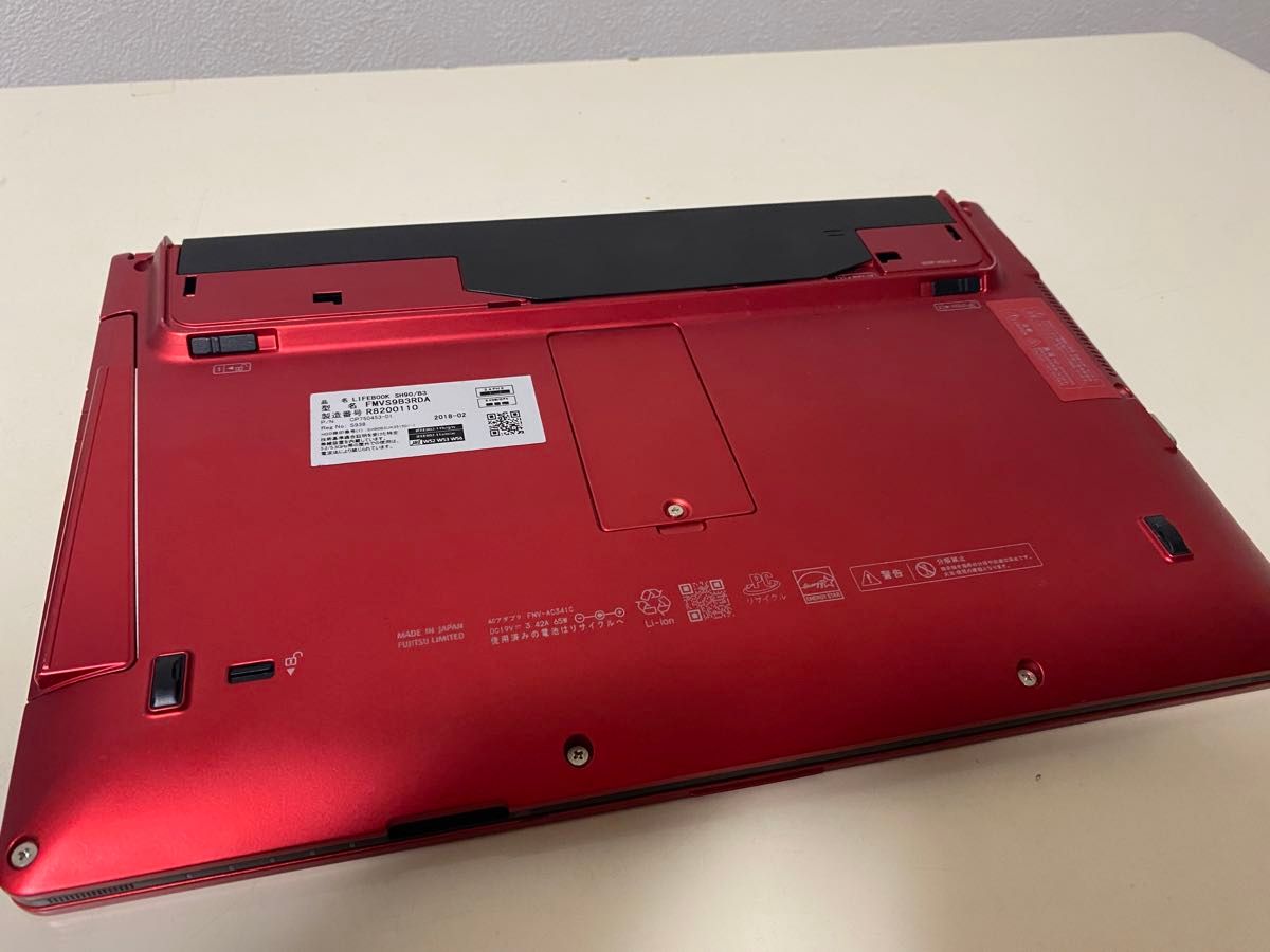 Windows11搭載　中古　ノートパソコン　Core i5 SSD 富士通 FMV LIFEBOOK SH90/B3