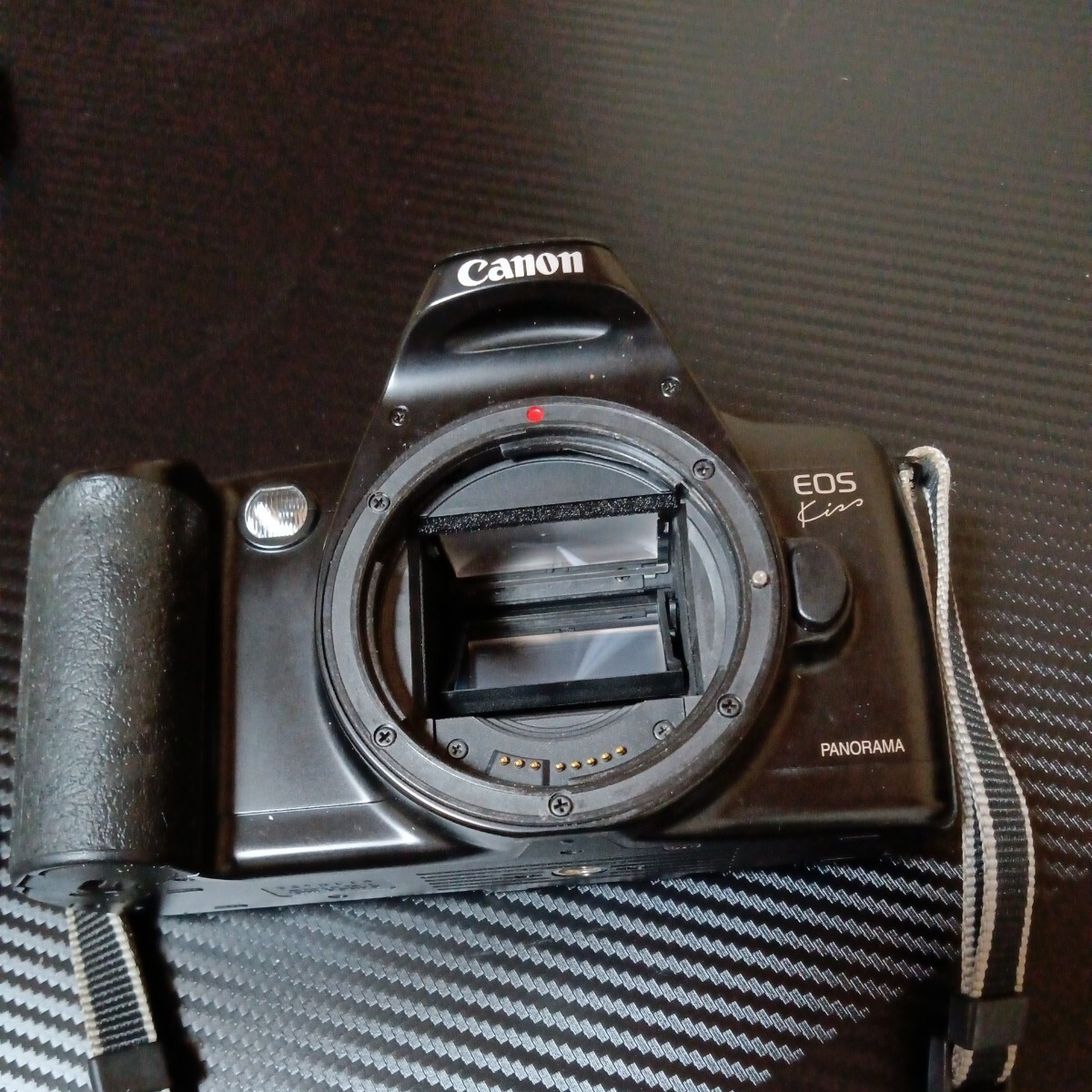 【ジャンク】Canon EOS kiss LENS EF 28-80mm 1:3.5-5.6 IIIキャノン イオス キス 一眼レフ フィルム カメラ ズーム レンズ パノラマの画像5