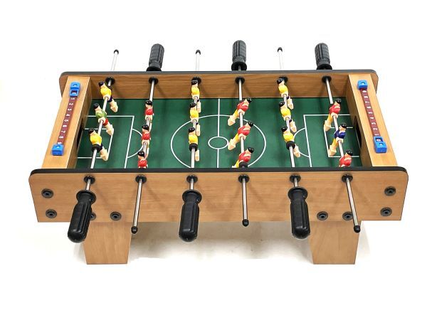 【ご家庭で本格的サッカーゲーム】卓上サッカーゲーム 6軸 短足テーブル ※テーブルサッカーゲーム_画像4