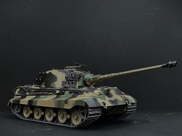 【塗装済み完成品戦車ラジコン】激レア 入手困難！ Heng Long 2.4GHz Ver.7.0 1/16 キングタイガー 3888A-1 Upgrade メタルキャタピラ仕様_画像5