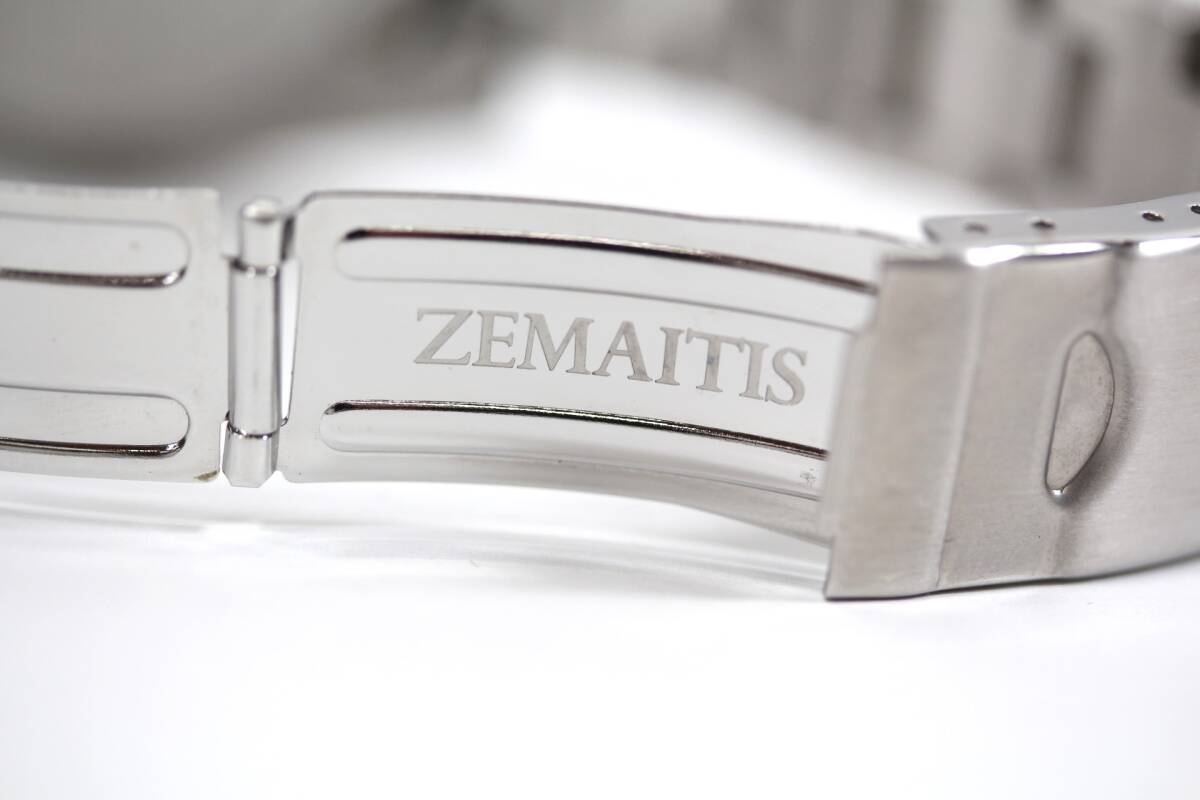 Y6181#◆中古美品◆ZEMAITIS ゼマイティス ZTEOT 216 メンズ腕時計 100個限定の画像10