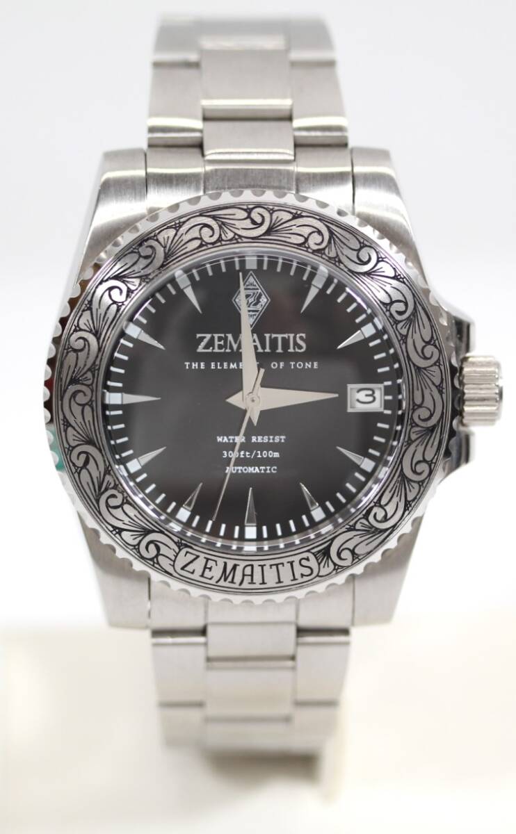 Y6181#◆中古美品◆ZEMAITIS ゼマイティス ZTEOT 216 メンズ腕時計 100個限定の画像3
