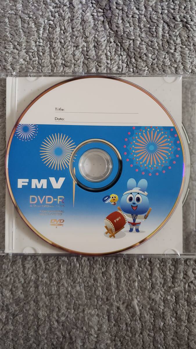 (未使用)(レア)FMV購入特典　DVD-R CD-Rブランクメディア2枚セット_画像1