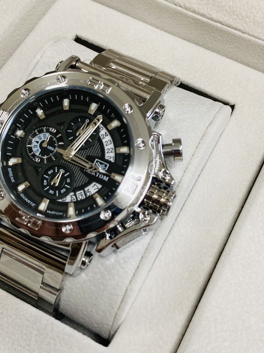 高品質 メンズ腕時計 サーフィン オマージュ カジュアルスポーツウォッチ ステンレスインビクタスチール 防水腕時計 フランクHR2213の画像5