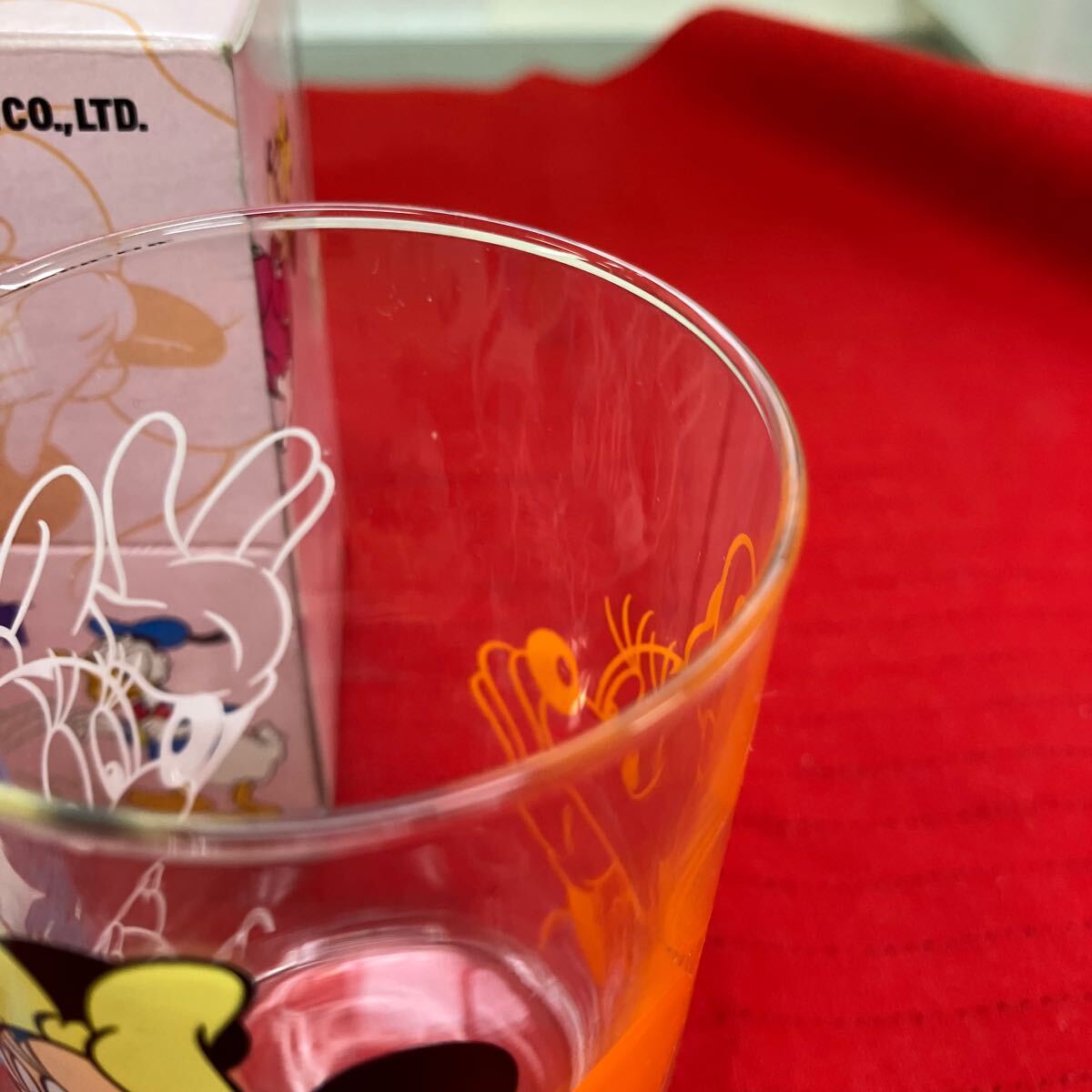 【ディズニー ミッキー&ミニー ペアグラス②】Disney ガラス製 グッズ【B10-1④】0405_画像5