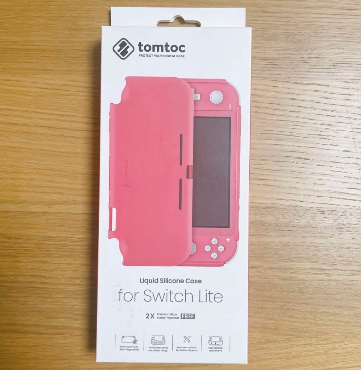 スイッチケース Switch lite スイッチライト コーラルピンク スイッチケース Switch lite スイッチライト コーラルピンク