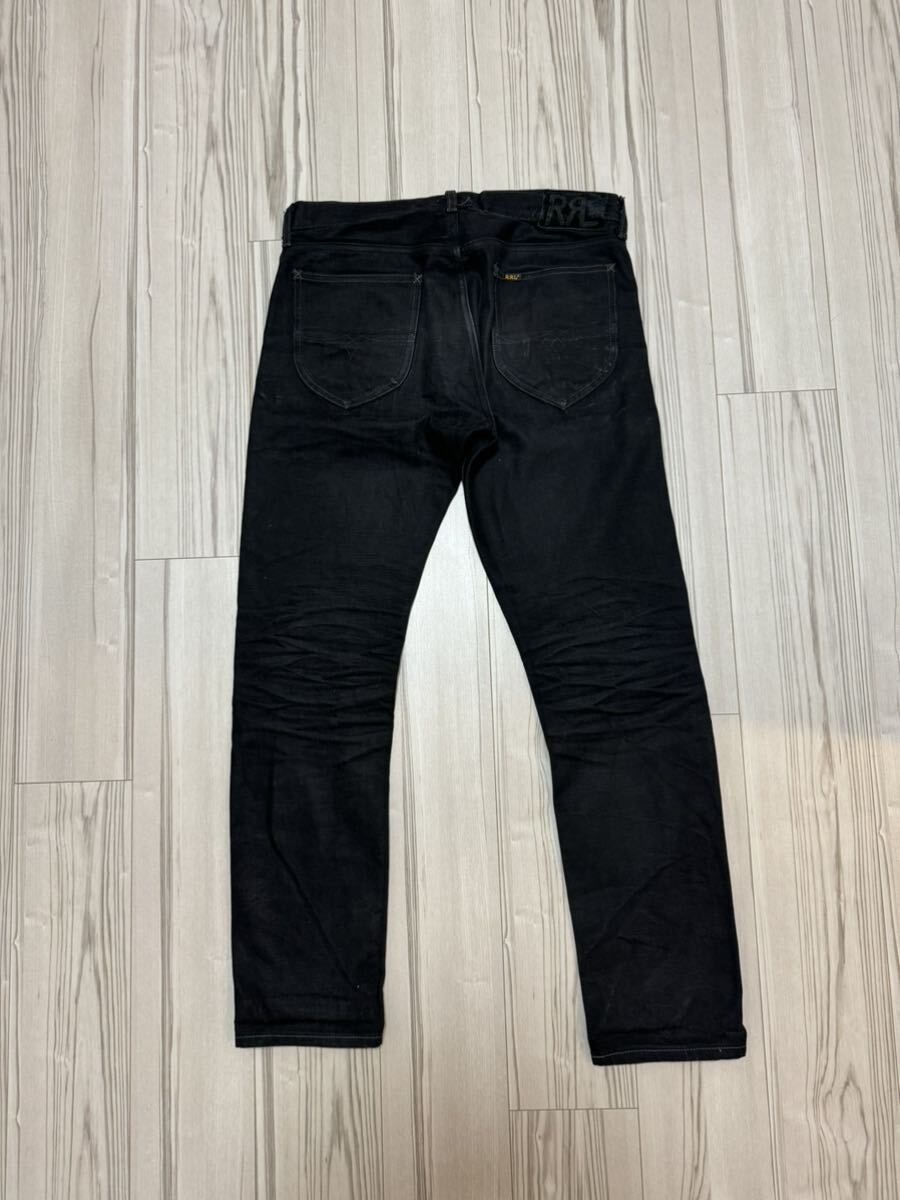 RRL ブラックデニム W31 L32 HIGH SLIM の画像2