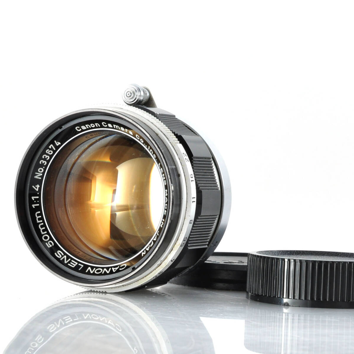 【キヤノン】Canon Lens 50mm F1.4 レンジファインダーカメラレンズ L39 #c115Bの画像1