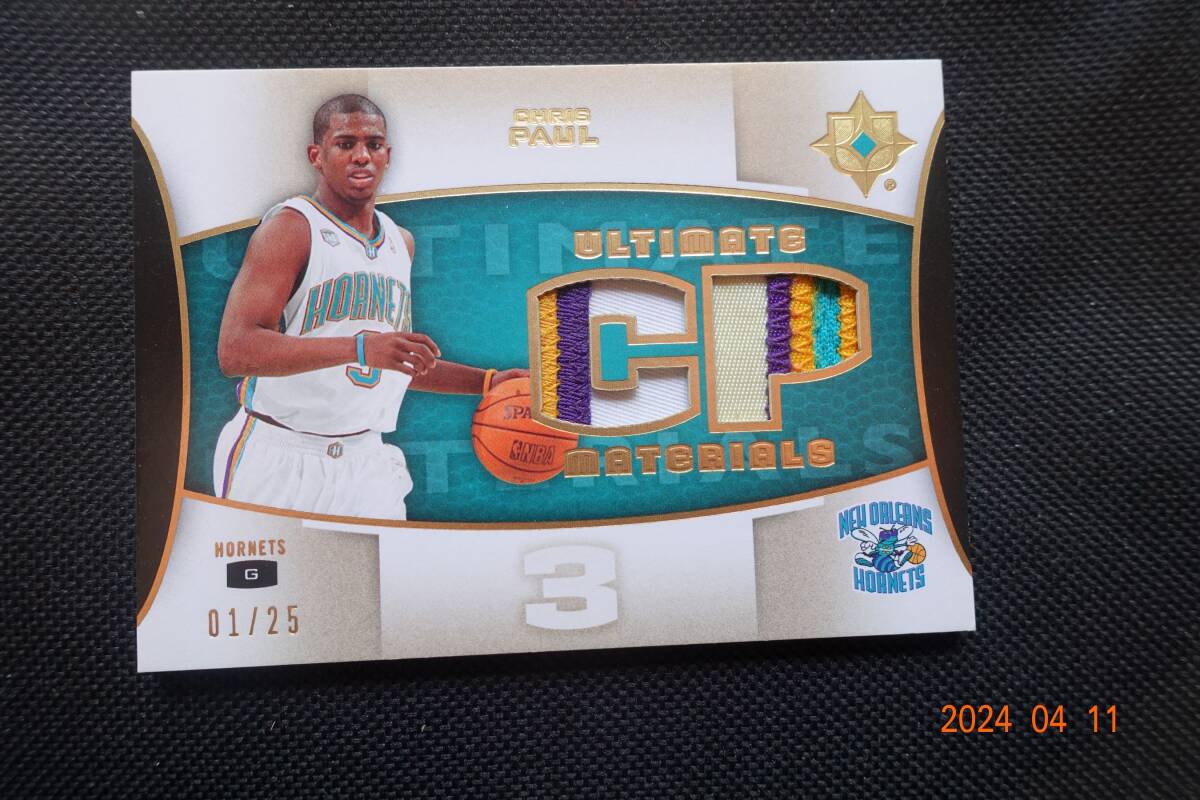Chris Paul 2007-08 Ultimate Collection Materials　Patch Gold ＃01/25!!_画像1
