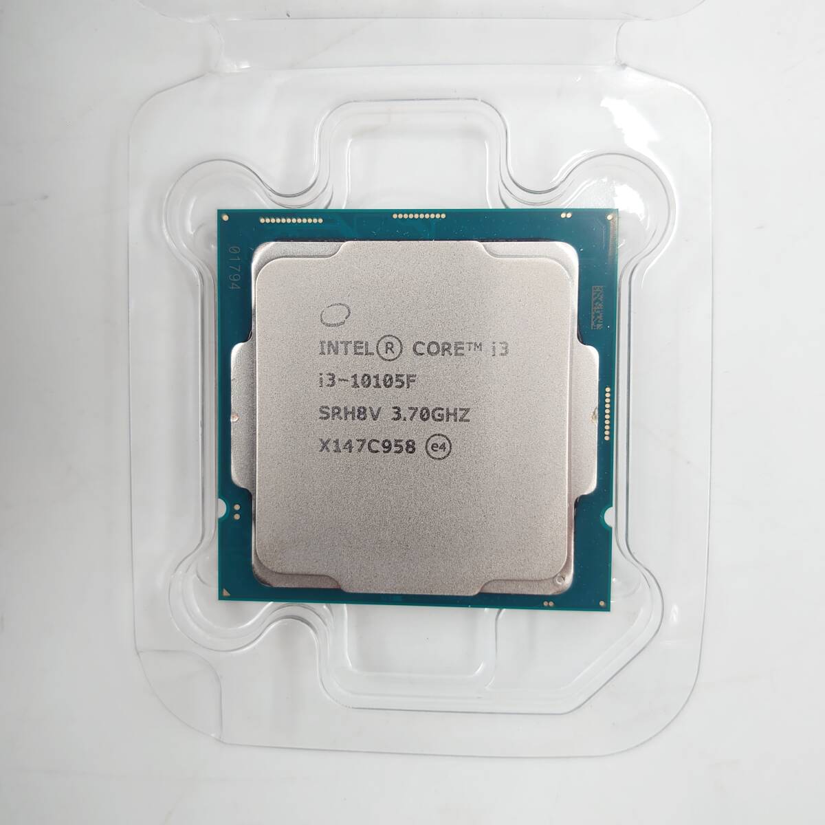 4A483C【動作保証付】インテル Intel Core i3 10105F 3.7GHz 6MB Cache LGA1200 SRH8V 第10世代の画像2