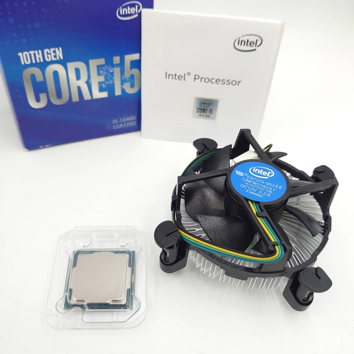 4A481C【動作保証付】インテル デスクトップPC用CPU Intel 第10世代 Core i5-10400 SRH3C 2.90GHz LGA1200 12MB _画像1