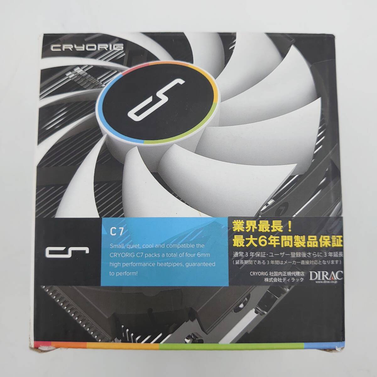 4A461D[ unused goods ]CRYORIG C7 CPU cooler,air conditioner top flow type air cooling PC parts 