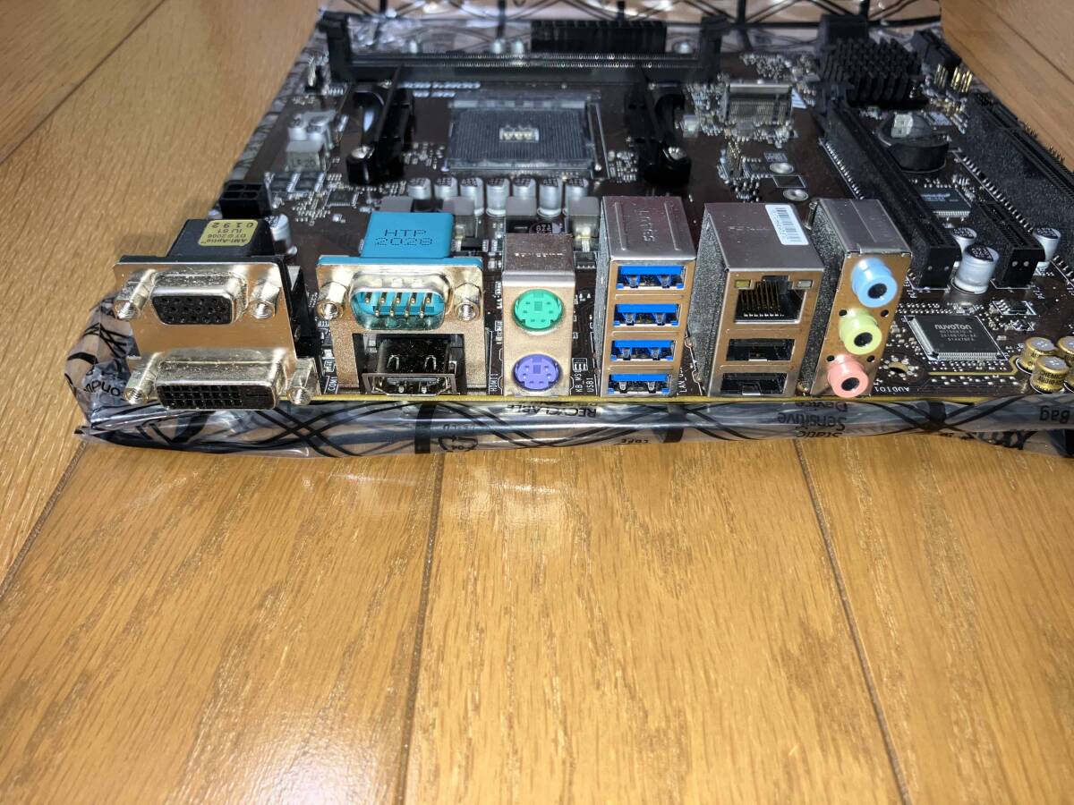 A520M PRO-C DASH msi ryzen5000シリーズ対応 AM4 zen3 Micro-ATX BIOS最新 PCIスロットあり：中古の画像4