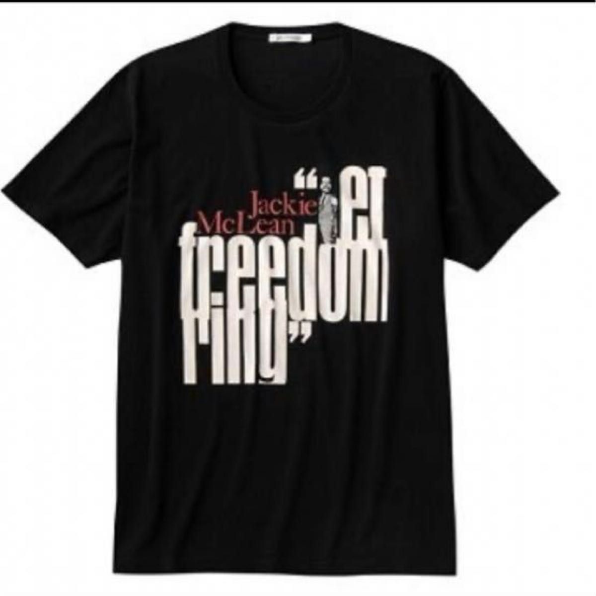 UT ユニクロTシャツ 黒　ブルーノートコラボ　Jackie McLean ブラック 半袖 Tシャツ