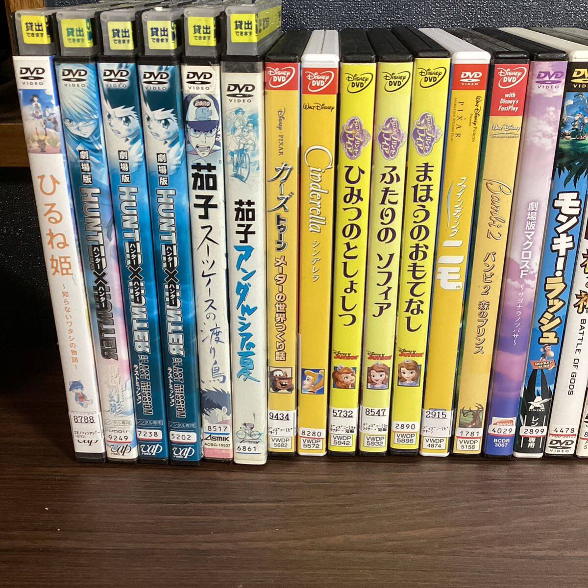 【まとめ売り】アニメ DVD 43本セット まとめ売り DVD ブルーレイ レンタル落ち キッズ ディズニー ワンピース ニモ シンデレラ ソフィア_画像2