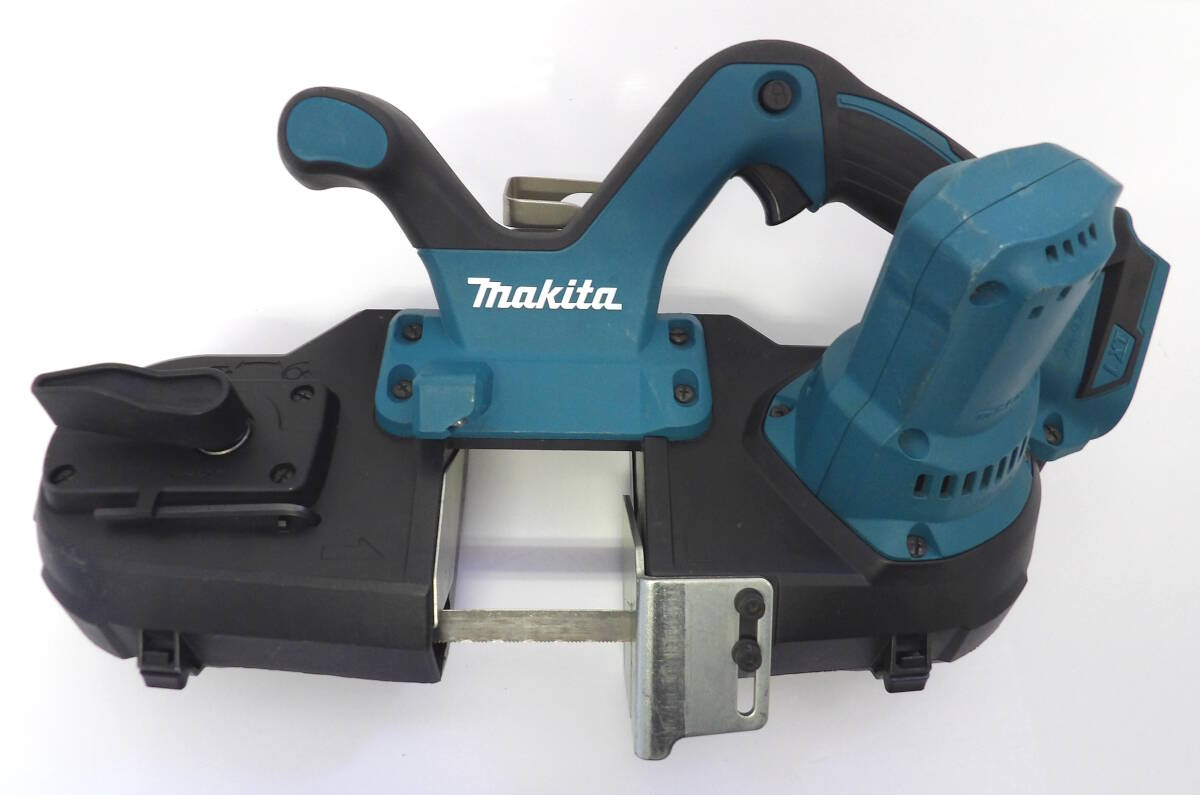 【よろづ屋】概ね美品：マキタ 充電式ポータブル バンドソー モデル PB181D makita + ブレード1枚 +充電池BL1830おまけ 18V DIY(M0408-100)の画像2