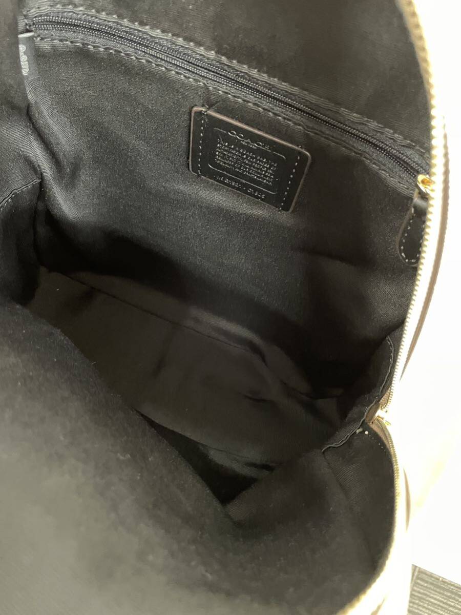 COACH rucksack Coach signature leather PVC