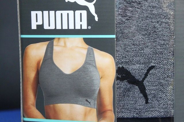 PUMA Puma si-m отсутствует спортивный бюстгальтер 2 шт упаковка DRYCELL черный & серый размер XL* стоимость доставки 520 иен 