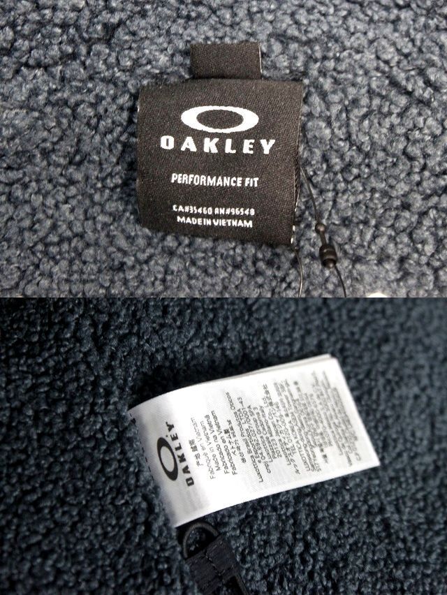 OAKLEY Oacley men's 2way sleeve cotton inside jacket pa dead the best reverse side boa FOA402870/UNEVEN PUFF JACKET 3.0 navy size XXL*