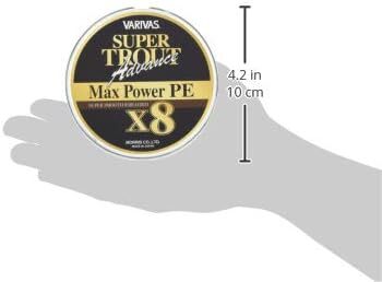 0.6号 14.5lb VARIVAS(バリバス) ライン スーパートラウトアドバンス マックスパワーPE X8 150m_画像3