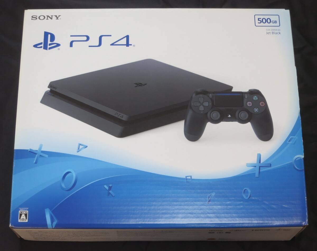 SONY ソニー PS4 本体 CUH-2000A ブラック 元箱 付属品あり おまけ付の画像2