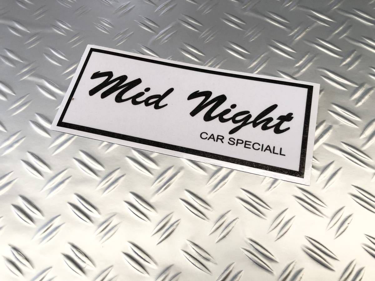 湾岸ミッドナイト MidNight CAR SPECIALL 風 ステッカー フェアレディZ R32 スカイライン 旧車 skyline GT-R JDM wangan midnight stickerの画像1